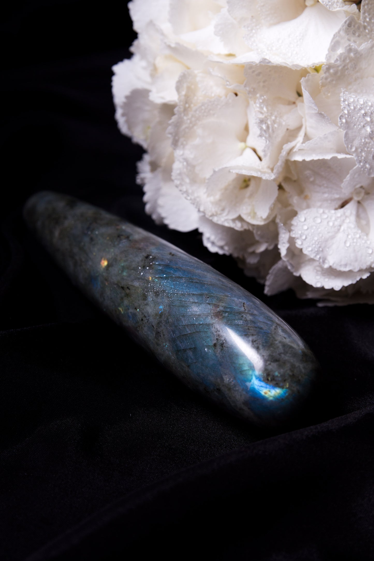 Samaya - bâton labradorite | Secrets de Shakti